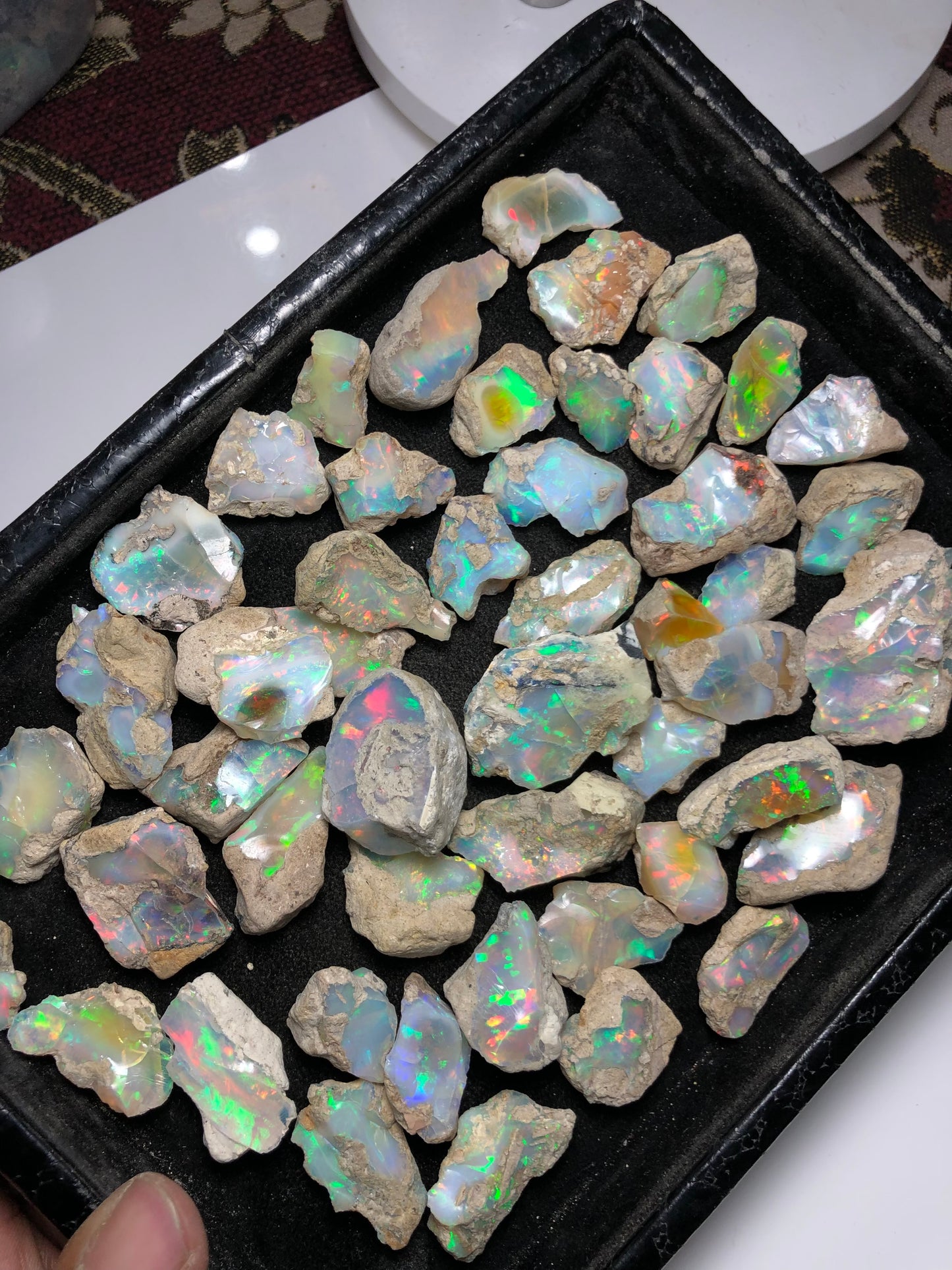 500 Carat Ethiopian Welo Opal Rough Parcel – Suitable for Cutting & Jewelry | Natural Multi-Fire Opal