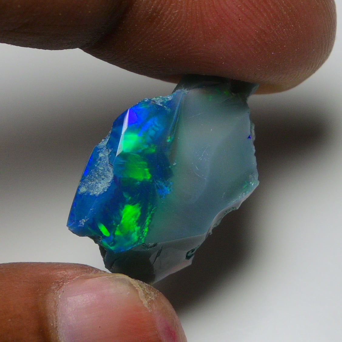 Rare Black Opal 12.90 Carats | Natural Black Ethiopian Opal Rough - Ready for Cutting & Jewelry!
