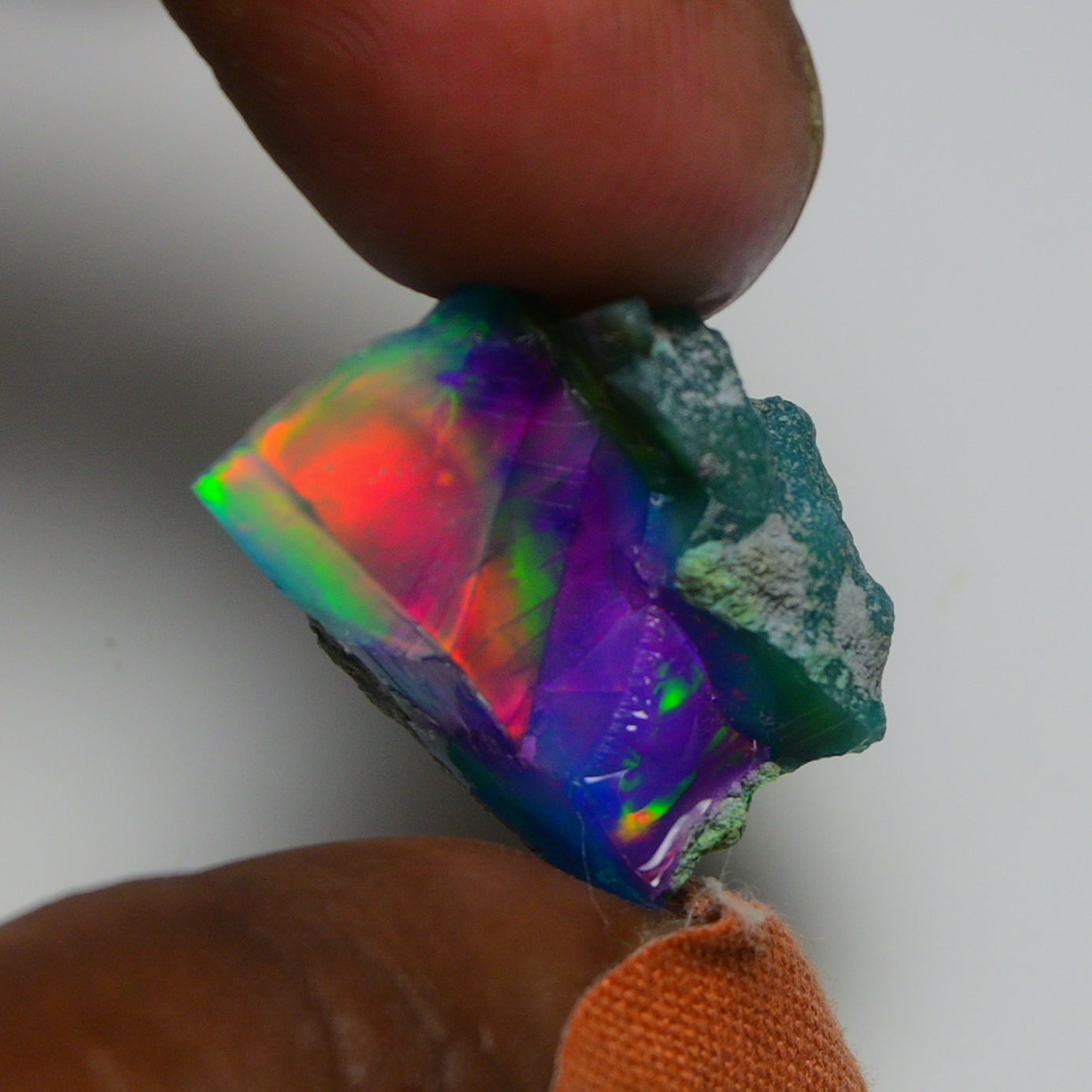 Very Rare Bi-Color Opal Rough 22.30 Cts Natural Ethiopian Opal Raw Jewelry Grade