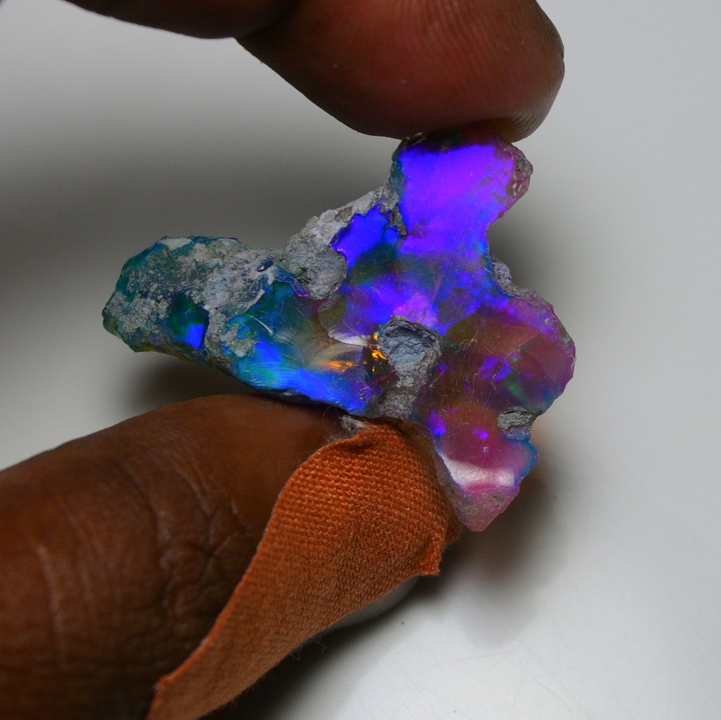 Very Rare Bi-Color Opal Rough 38.35 Cts Natural Ethiopian Opal Raw Jewelry Grade