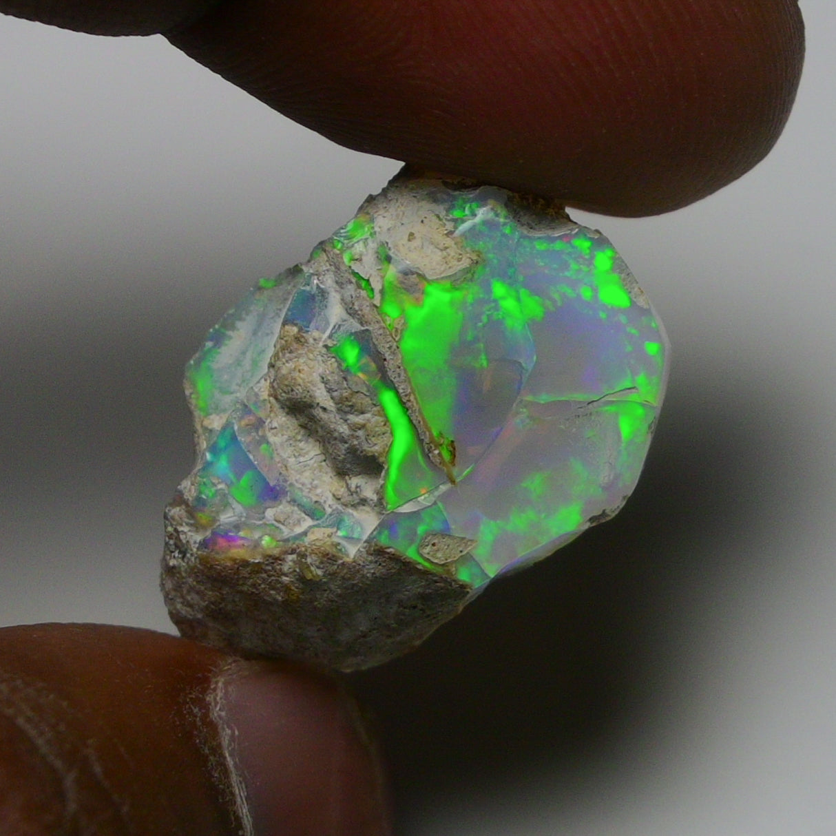Rare White Opal 22.50 Carats | Natural White Ethiopian Opal Rough - Ready for Cutting & Jewelry!