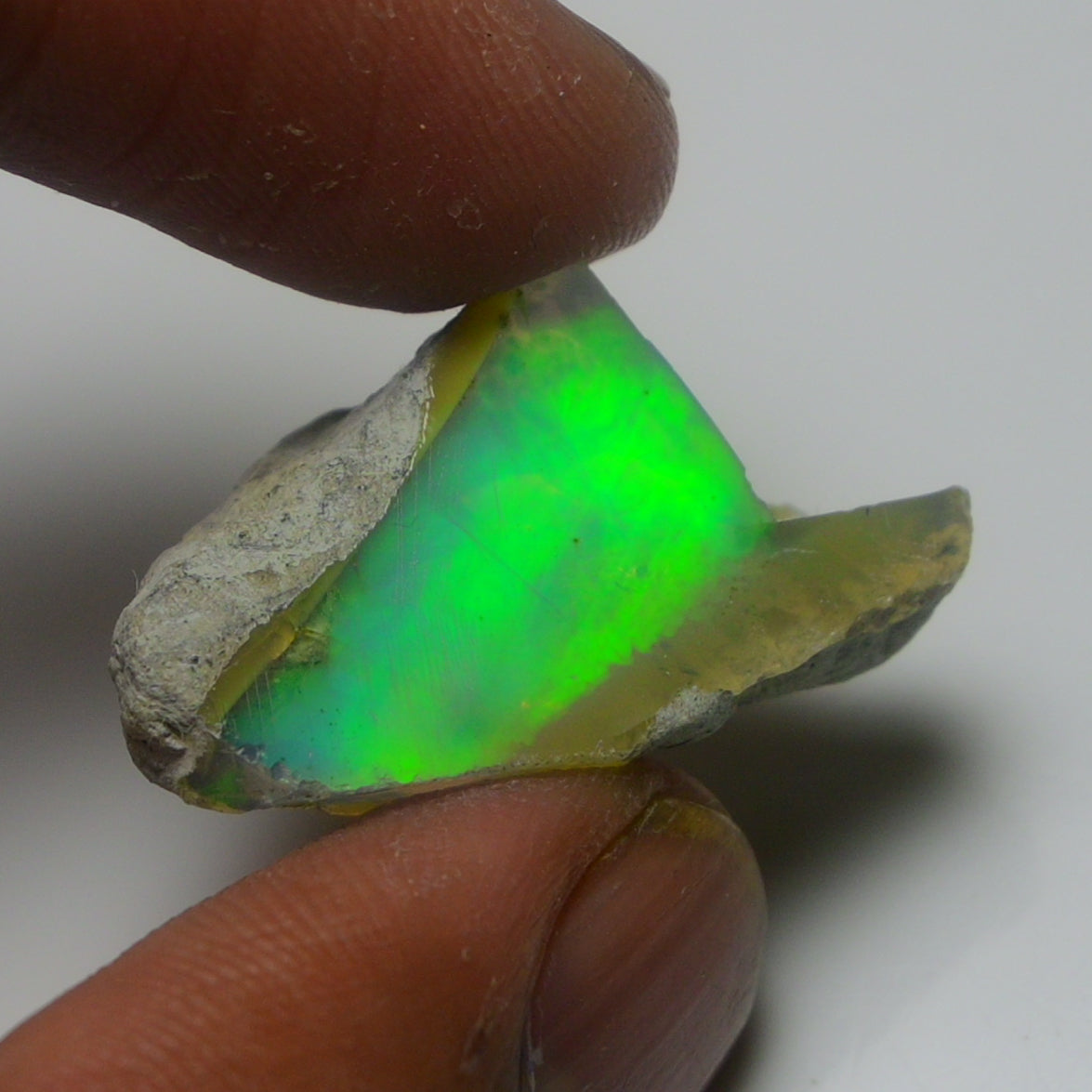 White Opal 18.30 Carats | Natural White Ethiopian Opal Rough - Ready for Cutting & Jewelry!