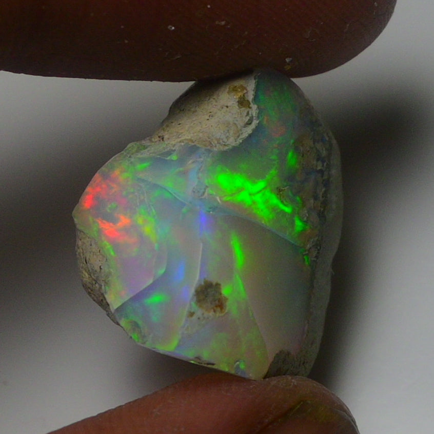 White Opal 17.95 Carats | Natural White Ethiopian Opal Rough - Ready for Cutting & Jewelry!