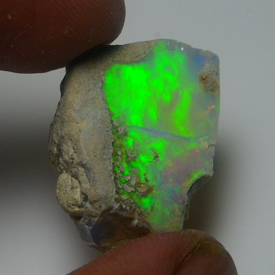 White Opal 17.95 Carats | Natural White Ethiopian Opal Rough - Ready for Cutting & Jewelry!