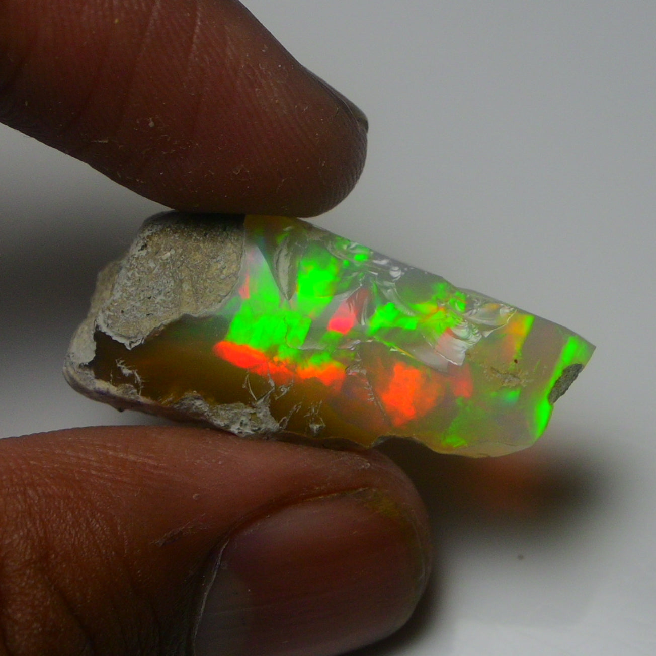 White Opal 18.15 Carats | Natural White Ethiopian Opal Rough - Ready for Cutting & Jewelry!