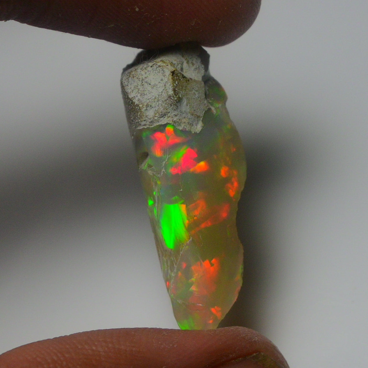 White Opal 18.15 Carats | Natural White Ethiopian Opal Rough - Ready for Cutting & Jewelry!