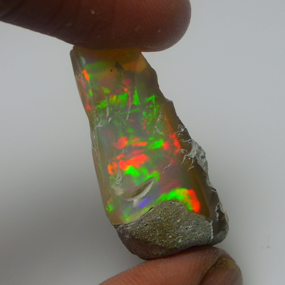 White Opal 18.15 Carats | Natural White Ethiopian Opal Rough - Ready for Cutting & Jewelry!