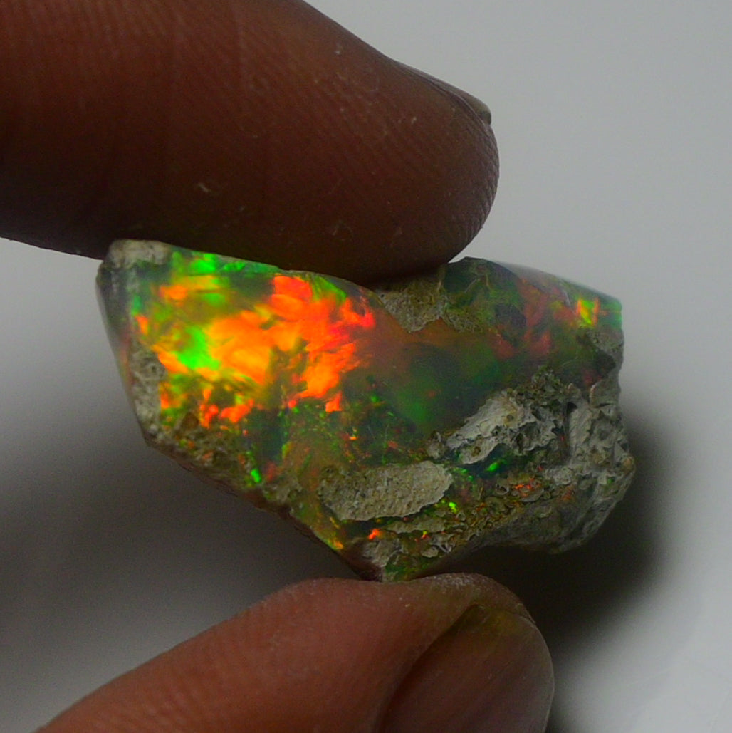 White Opal 14.65 Carats | Natural White Ethiopian Opal Rough - Ready for Cutting & Jewelry!