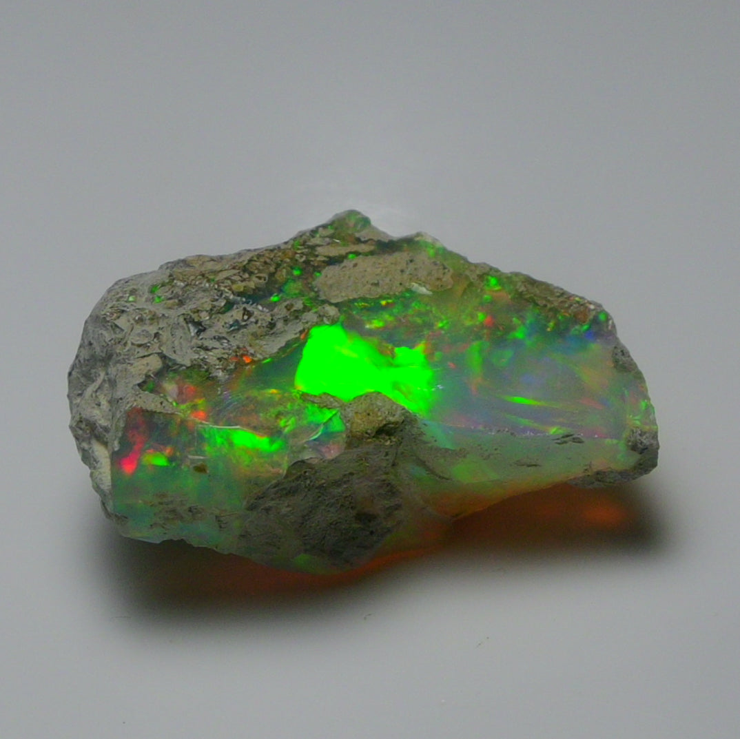 White Opal 14.65 Carats | Natural White Ethiopian Opal Rough - Ready for Cutting & Jewelry!
