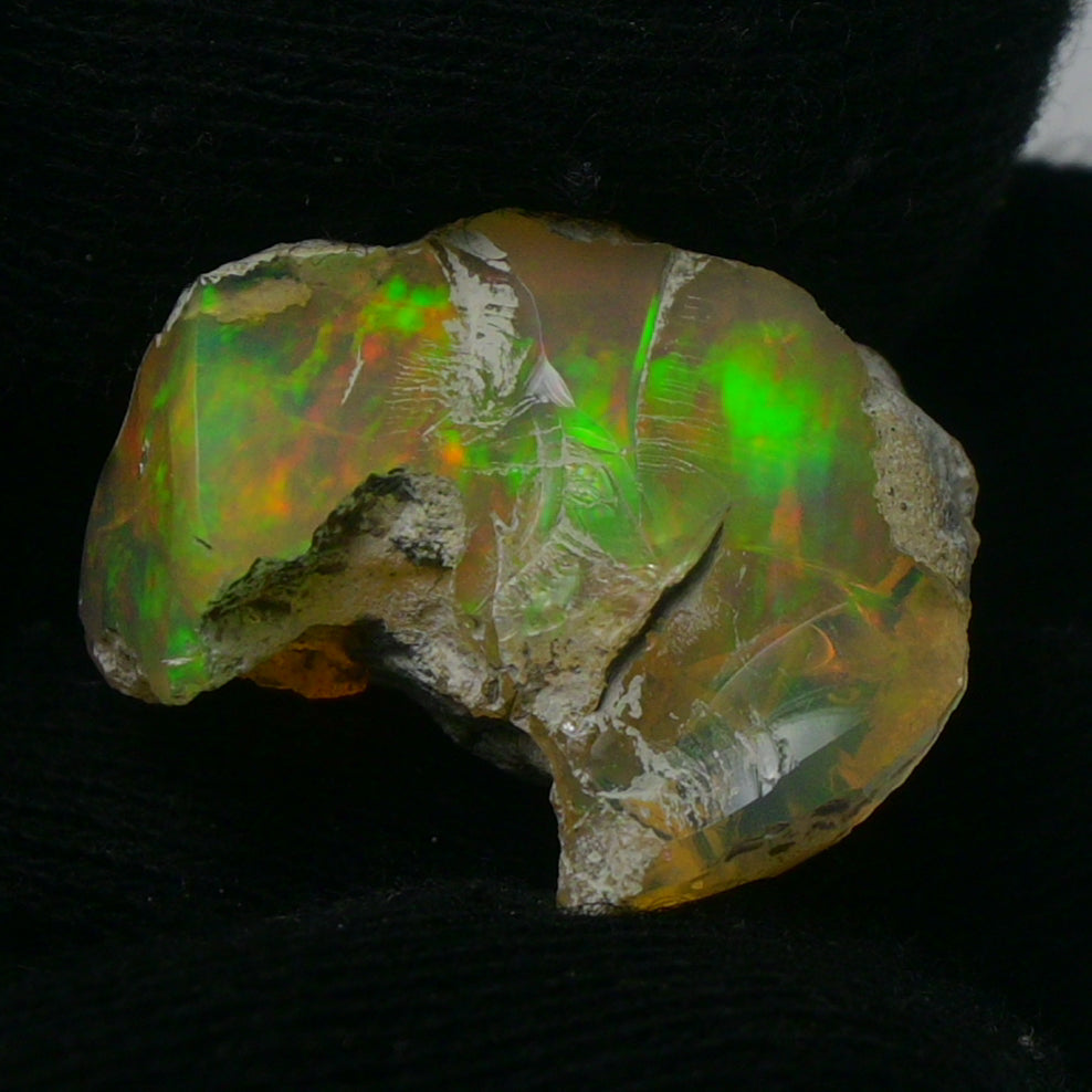White Opal 16.50 Carats | Natural White Ethiopian Opal Rough - Ready for Cutting & Jewelry!