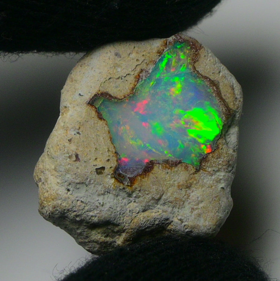 White Opal 15.10 Carats | Natural White Ethiopian Opal Rough - Ready for Cutting & Jewelry!