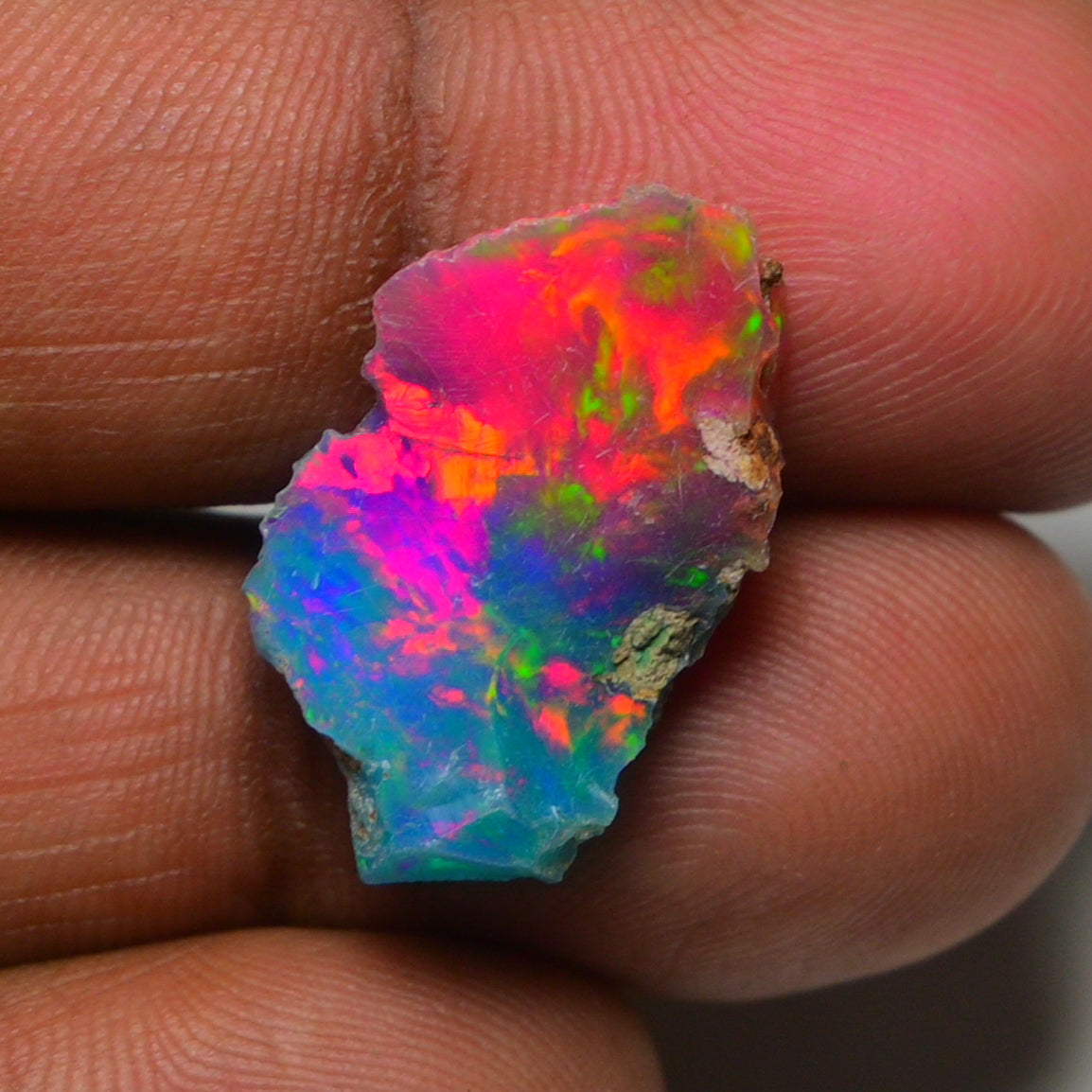Very Rare Bi-Color Opal Rough 5.90 Cts Natural Ethiopian Opal Raw Jewelry Grade