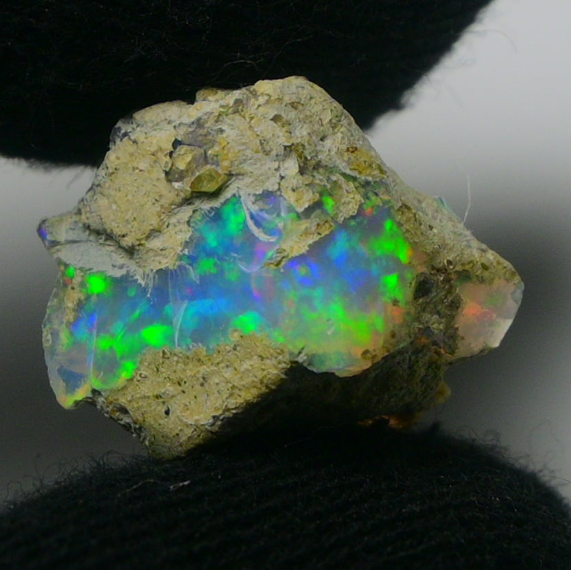 White Opal 9.90 Carats | Natural White Ethiopian Opal Rough - Ready for Cutting & Jewelry!