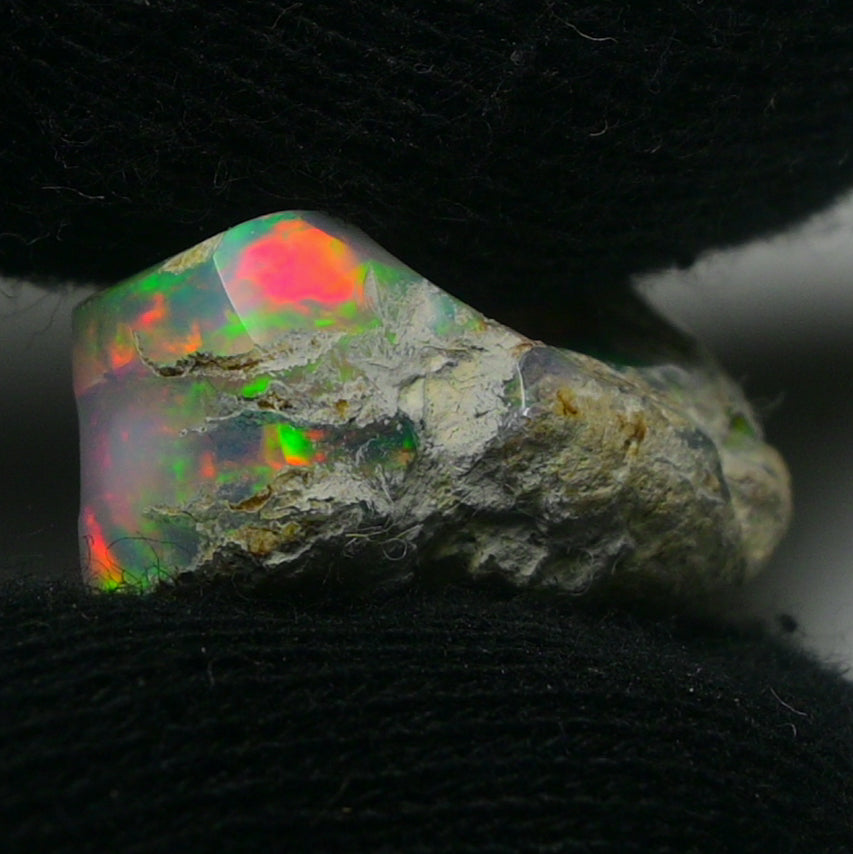 White Opal 13.25 Carats | Natural White Ethiopian Opal Rough - Ready for Cutting & Jewelry!