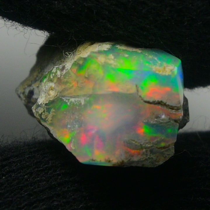 White Opal 13.25 Carats | Natural White Ethiopian Opal Rough - Ready for Cutting & Jewelry!