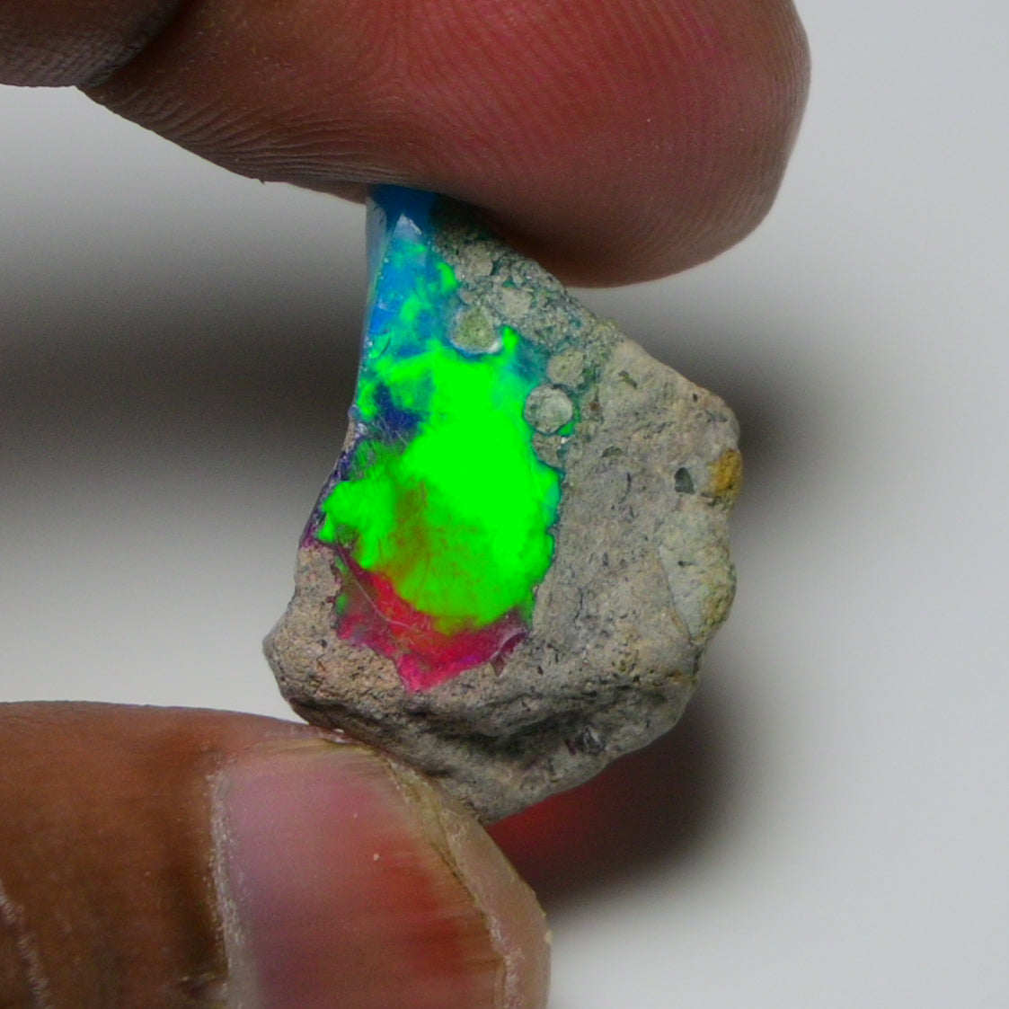 Very Rare Bi-Color Opal Rough 13.05 Cts Natural Ethiopian Opal Raw Jewelry Grade