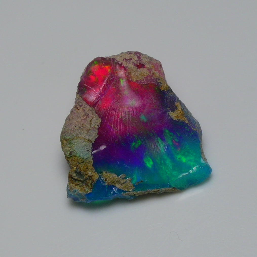 Very Rare Bi-Color Opal Rough 6.35 Cts Natural Ethiopian Opal Raw Jewelry Grade