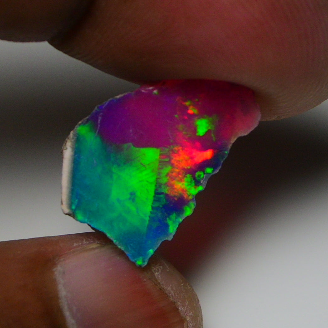 Very Rare Bi-Color Opal Rough 5.10 Cts Natural Ethiopian Opal Raw Jewelry Grade