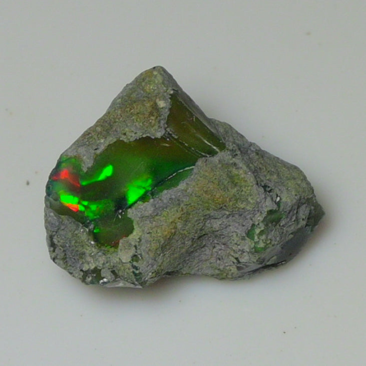 Black Opal Weight: 30.5  Carats | Natural Black Ethiopian Opal Rough - Ready for Cutting & Jewelry