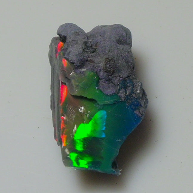 Black Opal Weight: 21.70  Carats | Natural Black Ethiopian Opal Rough - Ready for Cutting & Jewelry