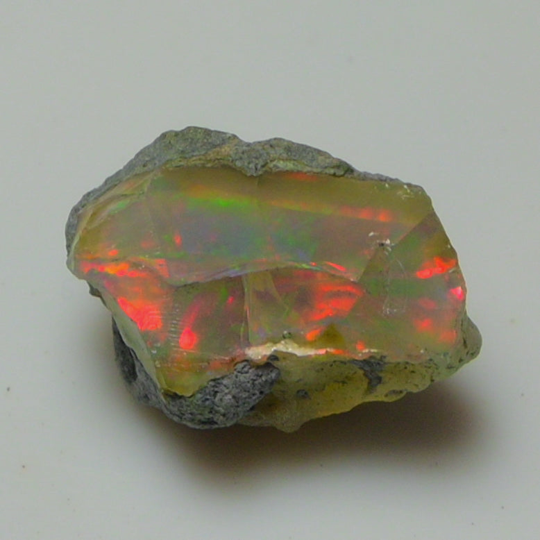 Black Opal Weight: 18.90  Carats | Natural Black Ethiopian Opal Rough - Ready for Cutting & Jewelry