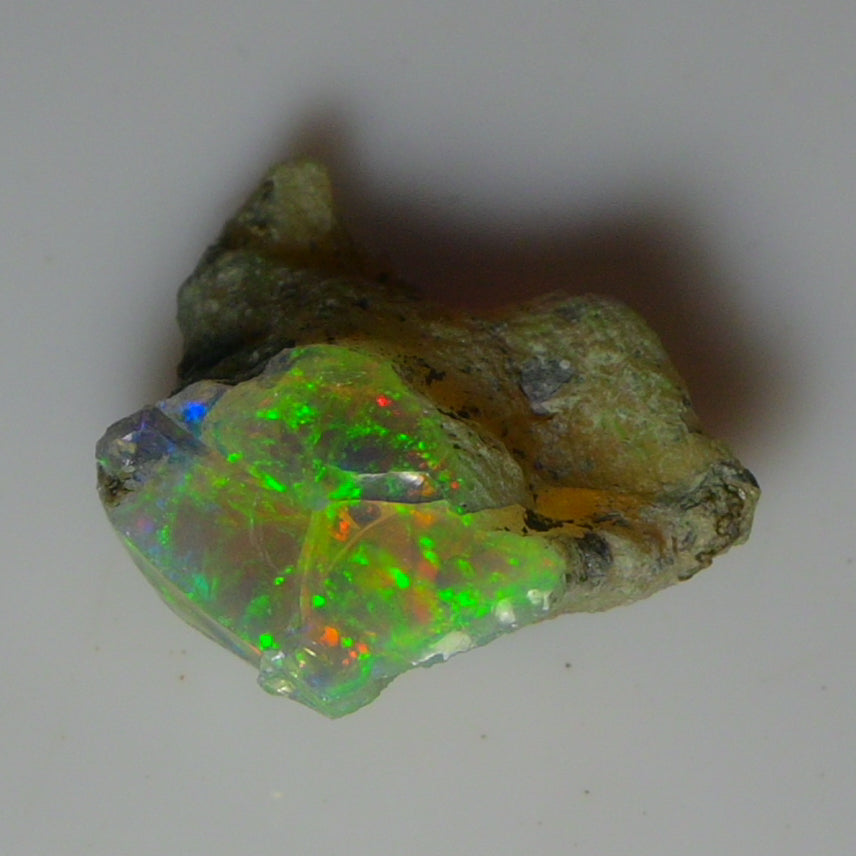 Black Opal Weight: 16.90  Carats | Natural Black Ethiopian Opal Rough - Ready for Cutting & Jewelry