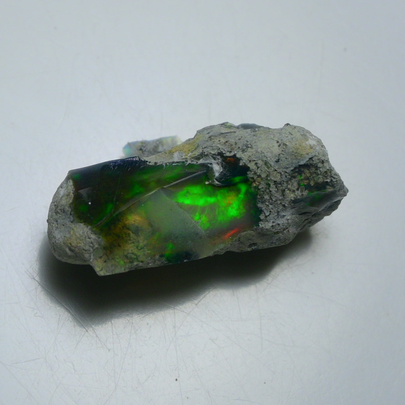 Black Opal 15.90 Carats | Natural Black Ethiopian Opal Rough - Ready for Cutting & Jewelry!