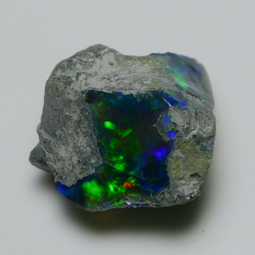 Black Opal 8.90 Carats | Natural Black Ethiopian Opal Rough - Ready for Cutting & Jewelry!