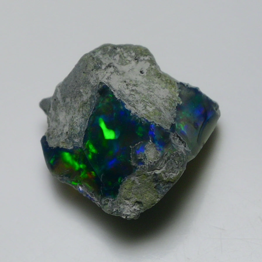 Black Opal 8.90 Carats | Natural Black Ethiopian Opal Rough - Ready for Cutting & Jewelry!