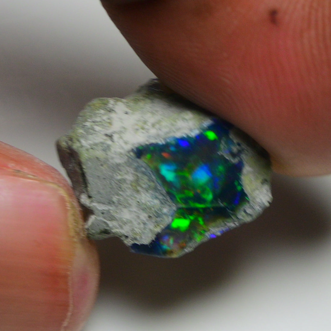 Black Opal 8.90 Carats | Natural Black Ethiopian Opal Rough - Ready for Cutting & Jewelry!