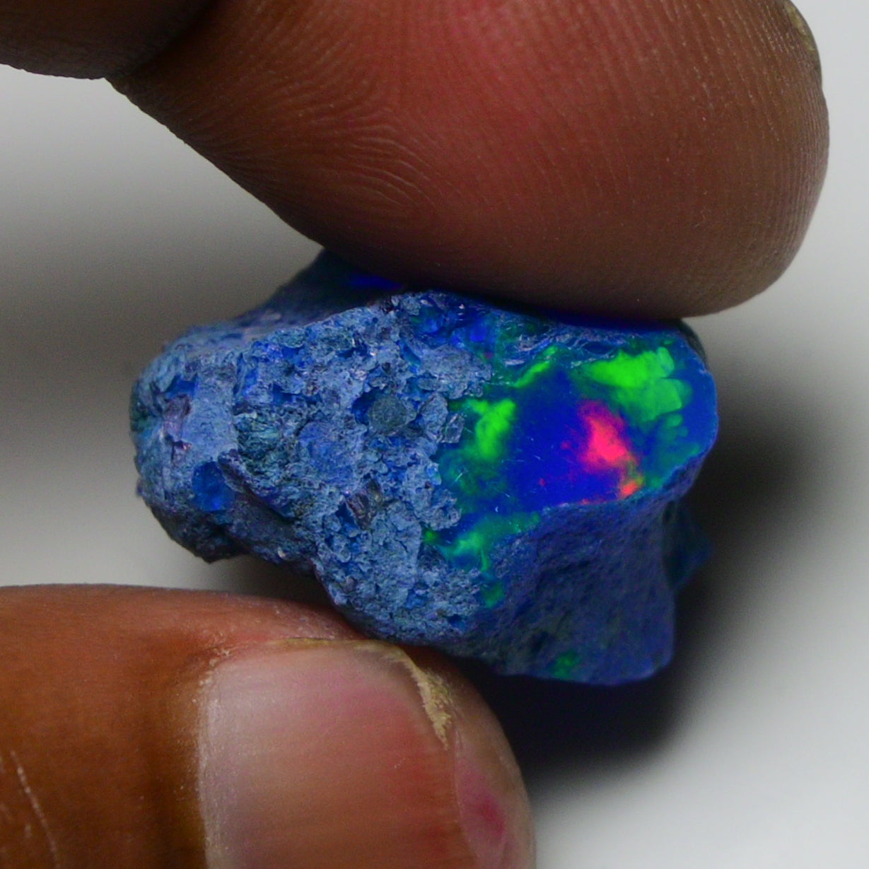 Rare Blue Opal 26.20 Carats | Natural Blue Ethiopian Opal Rough - Ready for Cutting & Jewelry!