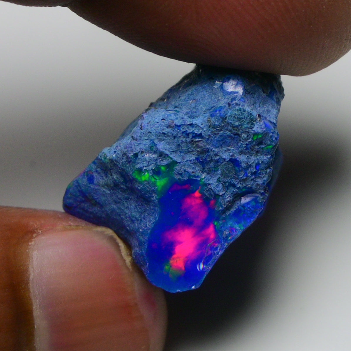Rare Blue Opal 26.20 Carats | Natural Blue Ethiopian Opal Rough - Ready for Cutting & Jewelry!