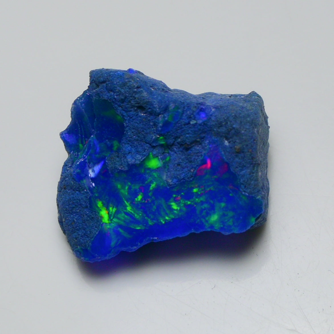 Rare Blue Opal 12.70 Carats | Natural Blue Ethiopian Opal Rough - Ready for Cutting & Jewelry!