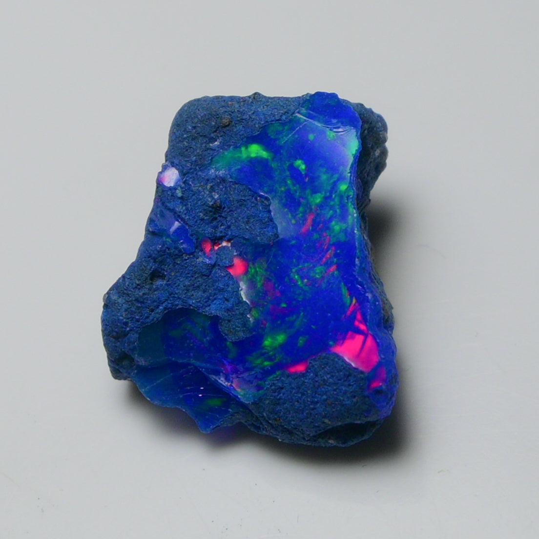 Rare Blue Opal 12.70 Carats | Natural Blue Ethiopian Opal Rough - Ready for Cutting & Jewelry!