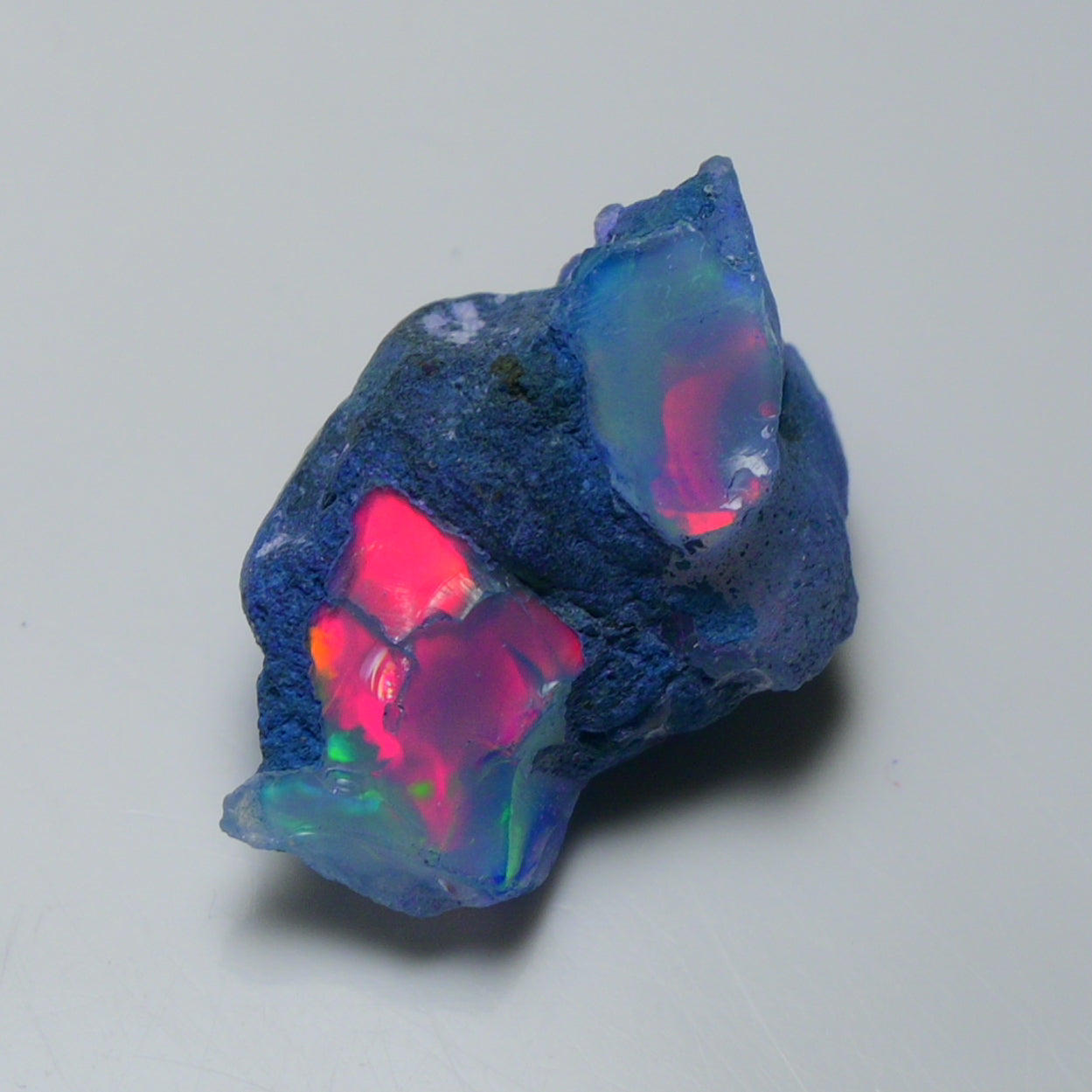 Rare Blue Opal 22.50 Carats | Natural Blue Ethiopian Opal Rough - Ready for Cutting & Jewelry!