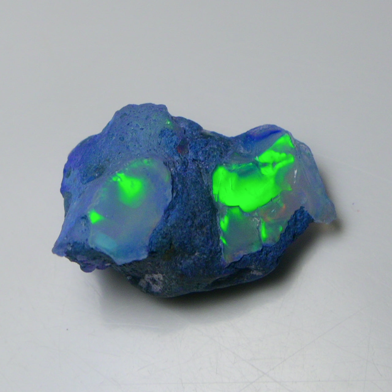 Rare Blue Opal 22.50 Carats | Natural Blue Ethiopian Opal Rough - Ready for Cutting & Jewelry!