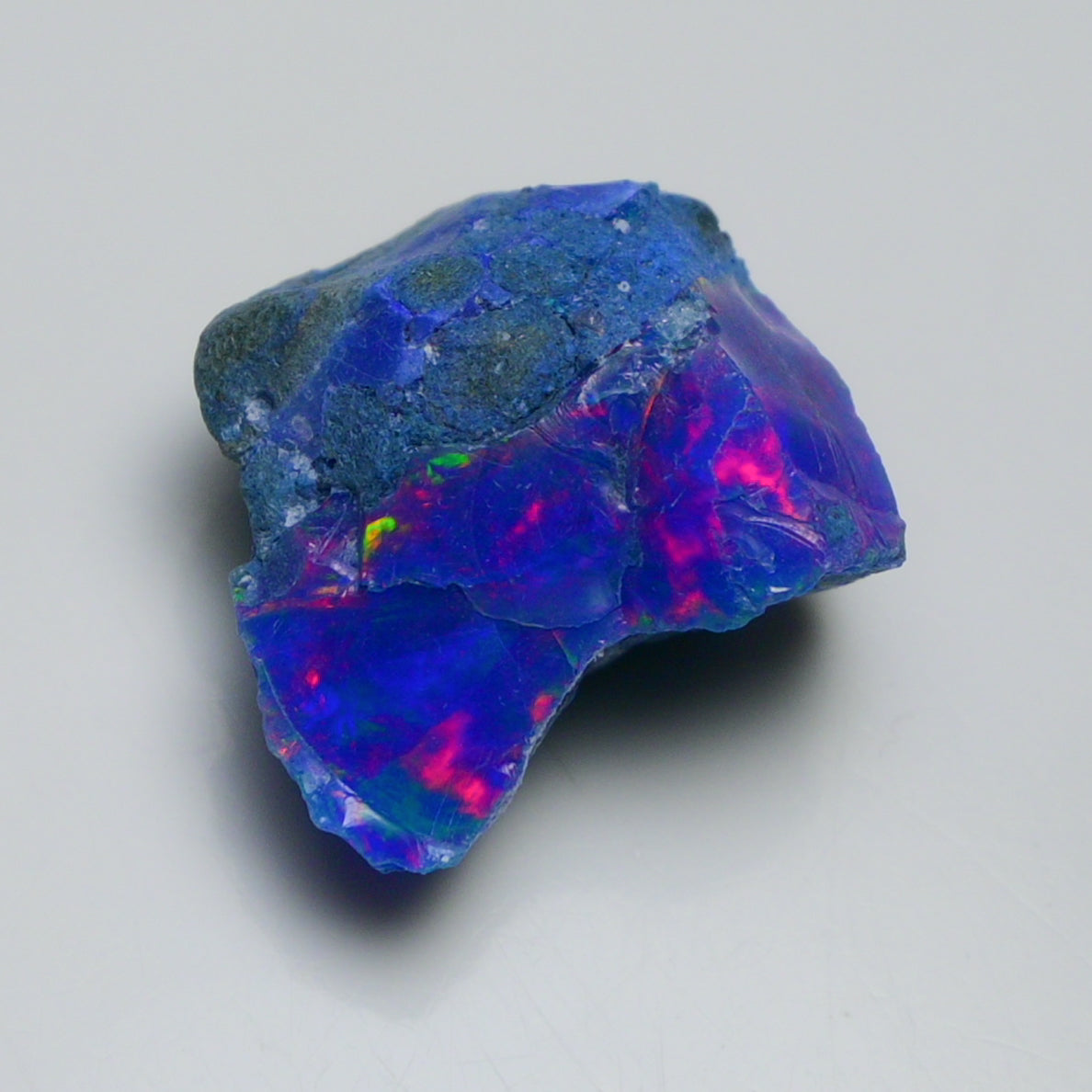 Rare Blue Opal 22.30 Carats | Natural Blue Ethiopian Opal Rough - Ready for Cutting & Jewelry!