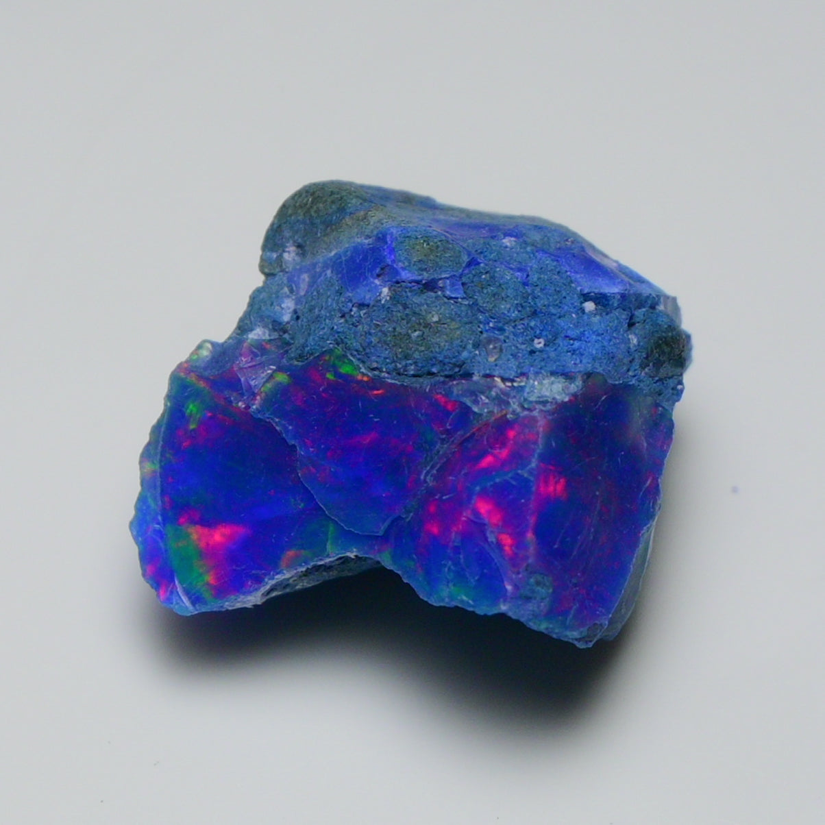 Rare Blue Opal 22.30 Carats | Natural Blue Ethiopian Opal Rough - Ready for Cutting & Jewelry!