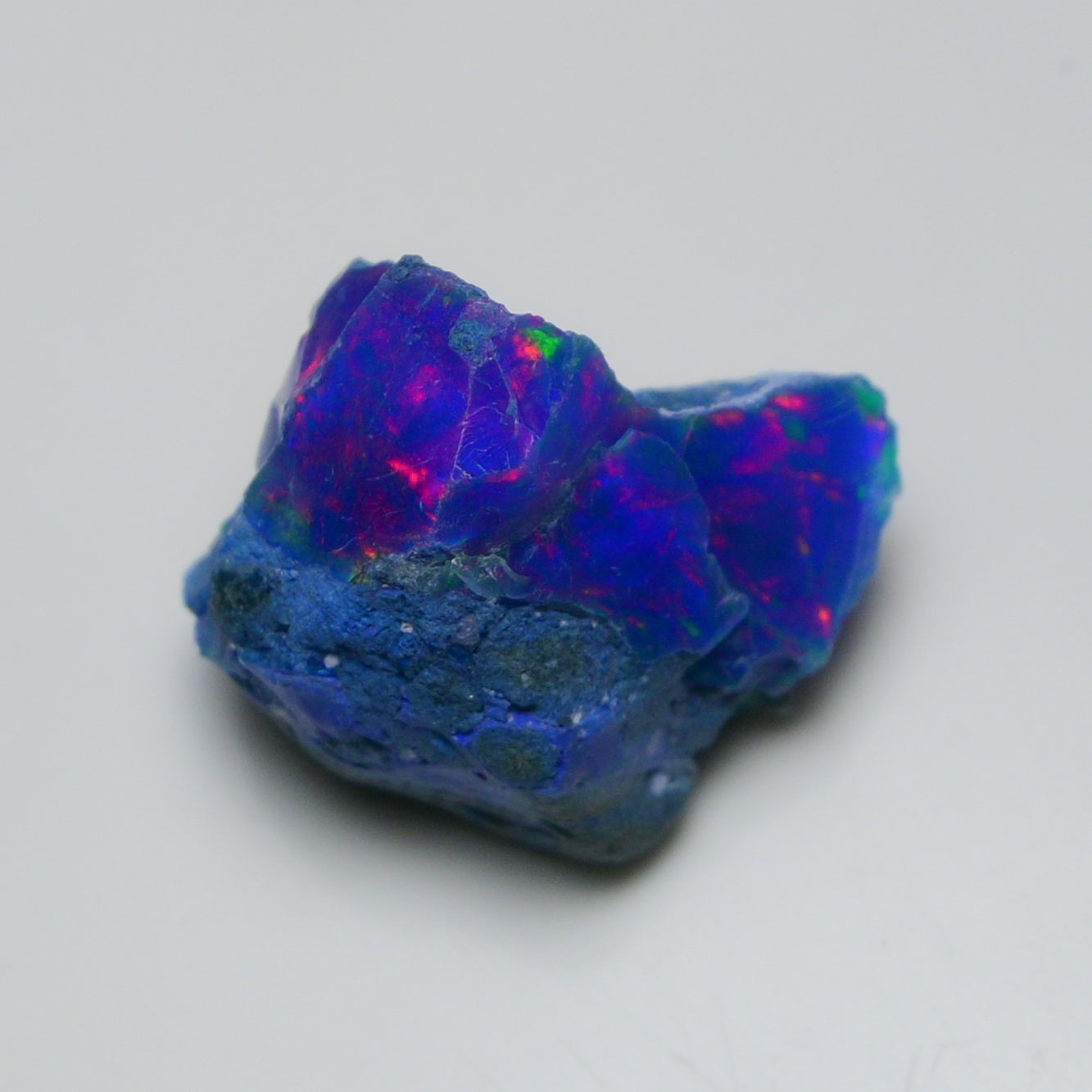 Rare Blue Opal 22.30 Carats | Natural Blue Ethiopian Opal Rough - Ready for Cutting & Jewelry!