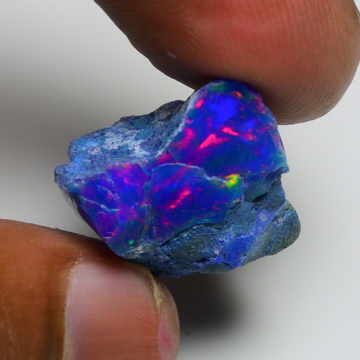 Rare Blue Opal 22.30 Carats | Natural Blue Ethiopian Opal Rough - Ready for Cutting & Jewelry!
