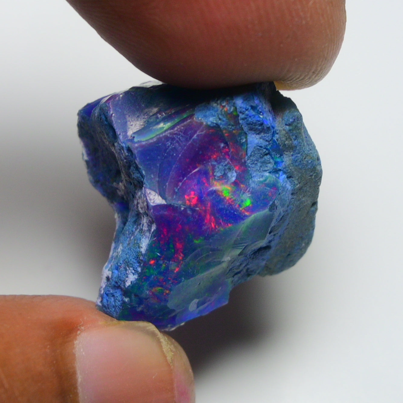 Rare Blue Opal 22.30 Carats | Natural Blue Ethiopian Opal Rough - Ready for Cutting & Jewelry!