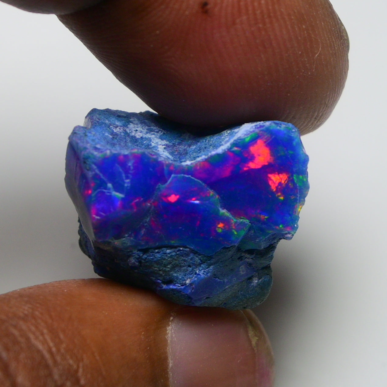 Rare Blue Opal 22.30 Carats | Natural Blue Ethiopian Opal Rough - Ready for Cutting & Jewelry!
