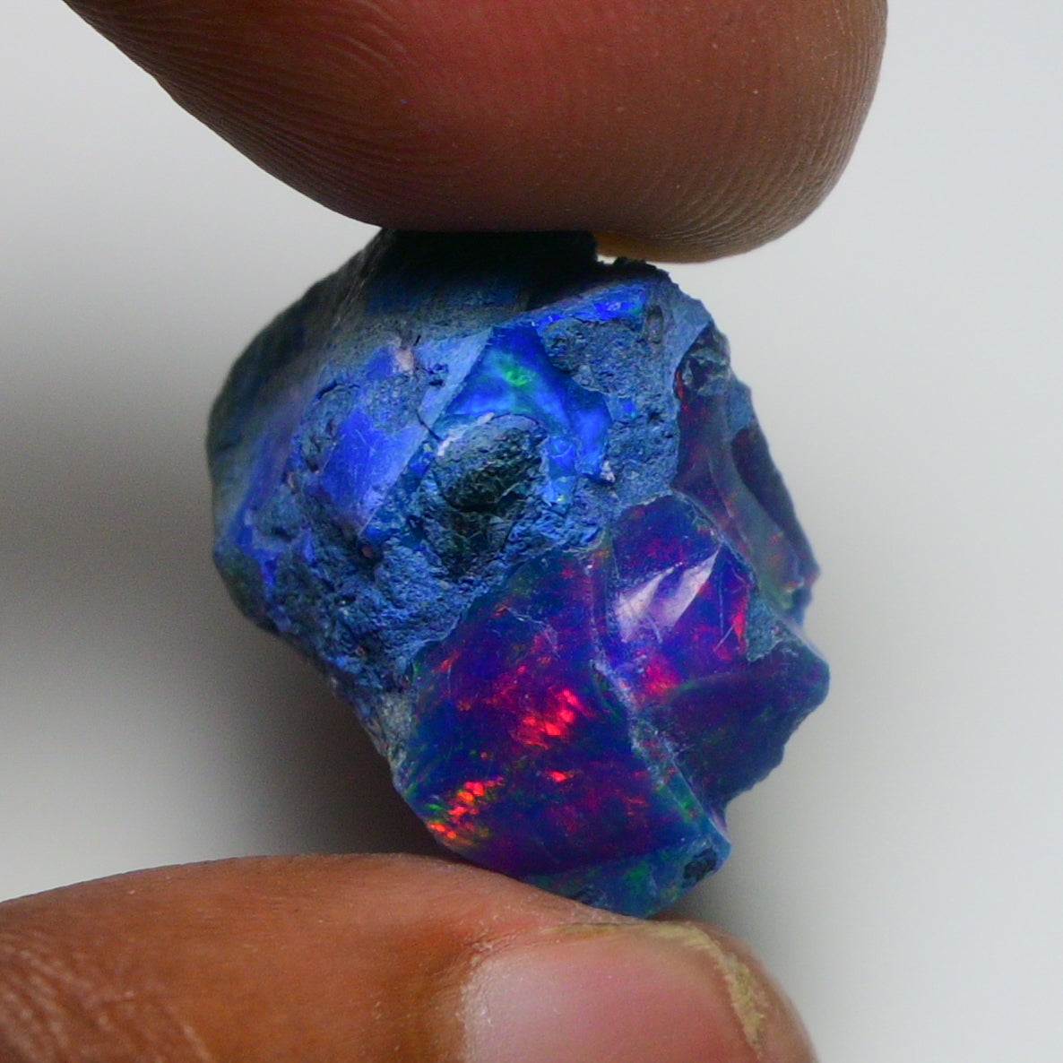 Rare Blue Opal 22.30 Carats | Natural Blue Ethiopian Opal Rough - Ready for Cutting & Jewelry!