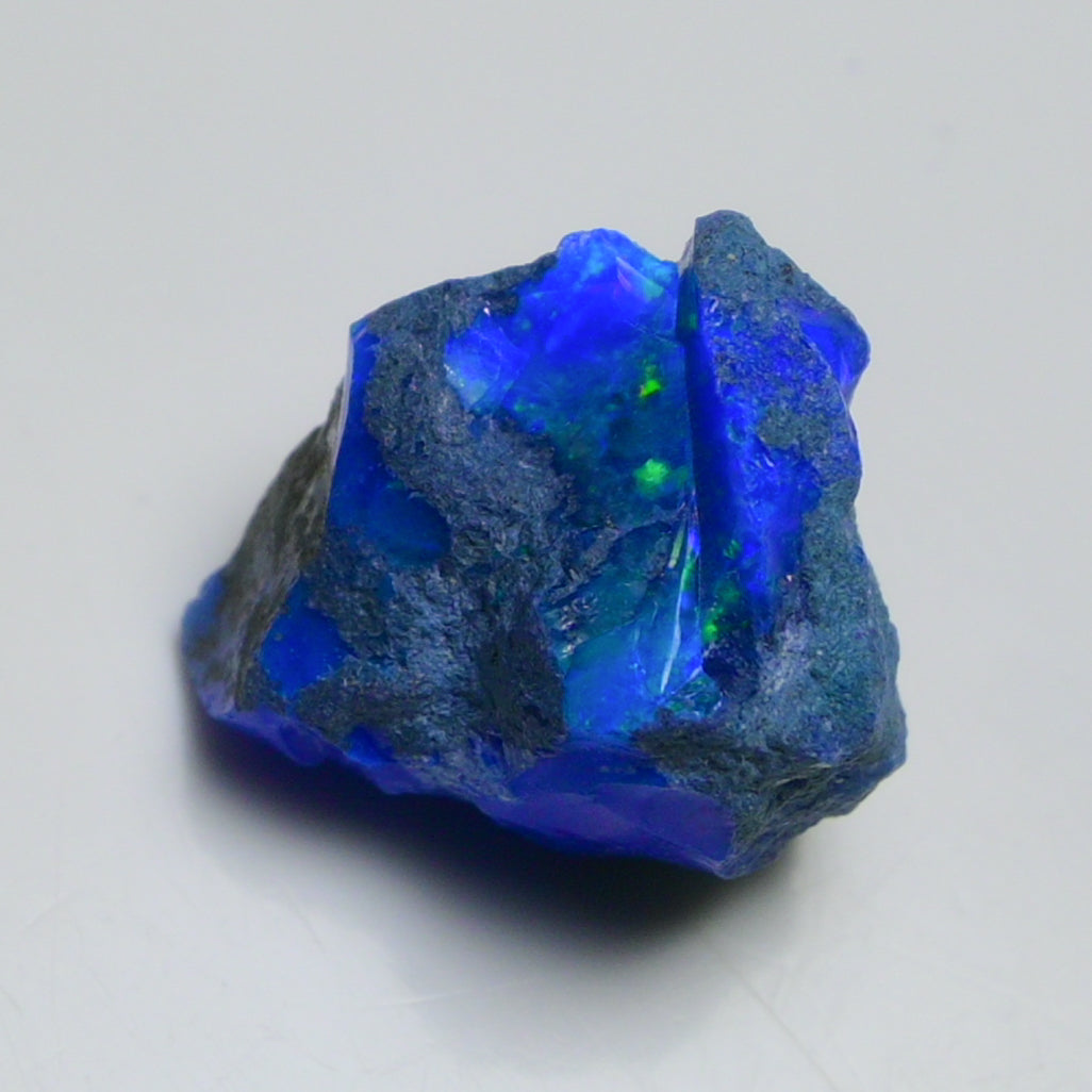 Rare Blue Opal 12.10 Carats | Natural Blue Ethiopian Opal Rough - Ready for Cutting & Jewelry!