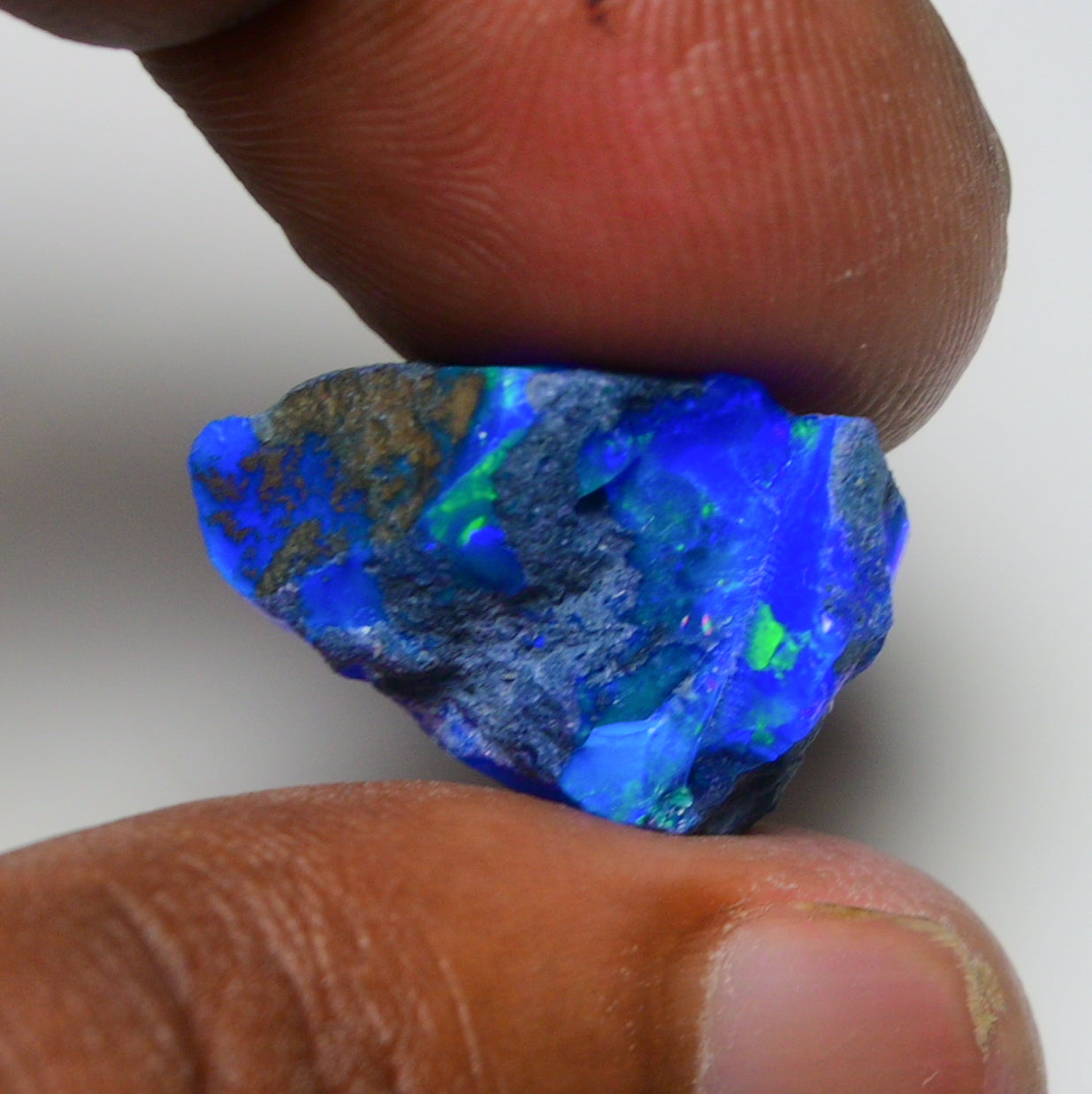 Rare Blue Opal 12.10 Carats | Natural Blue Ethiopian Opal Rough - Ready for Cutting & Jewelry!