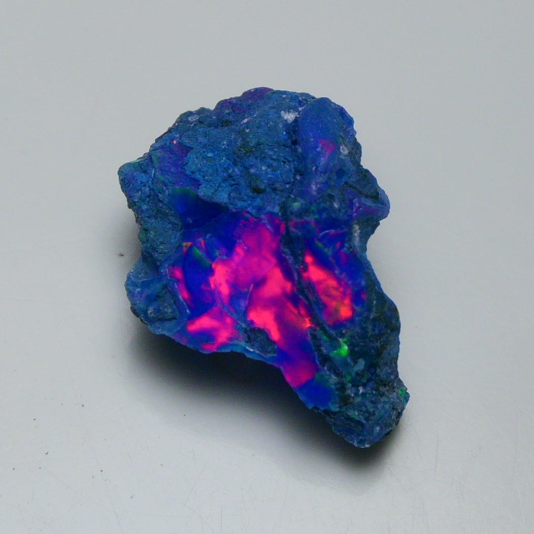 Rare Blue Opal 12.80 Carats | Natural Blue Ethiopian Opal Rough - Ready for Cutting & Jewelry!