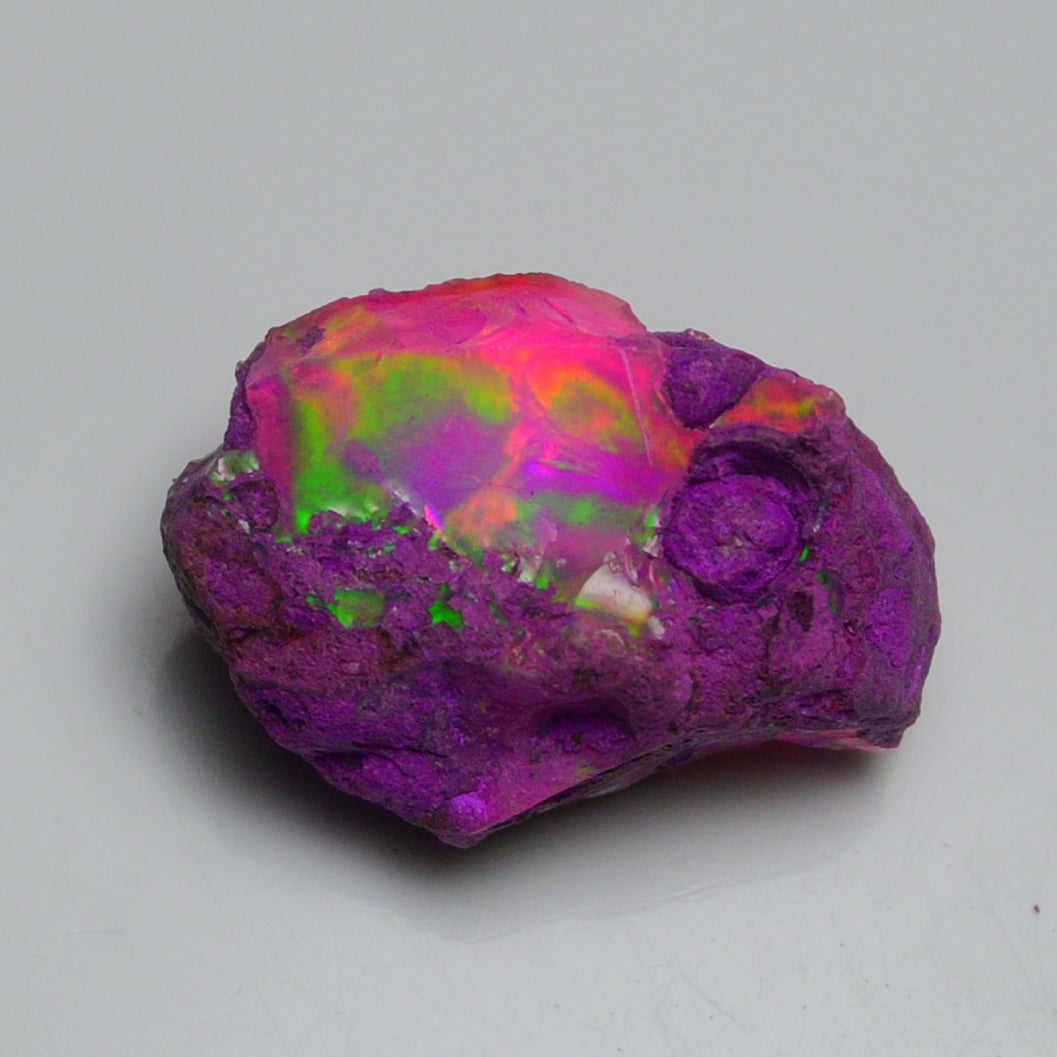 Rare Pink Opal 13.75 Carats | Natural Pink Ethiopian Opal Rough - Ready for Cutting & Jewelry!