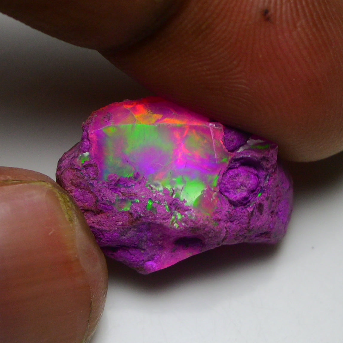 Rare Pink Opal 13.75 Carats | Natural Pink Ethiopian Opal Rough - Ready for Cutting & Jewelry!