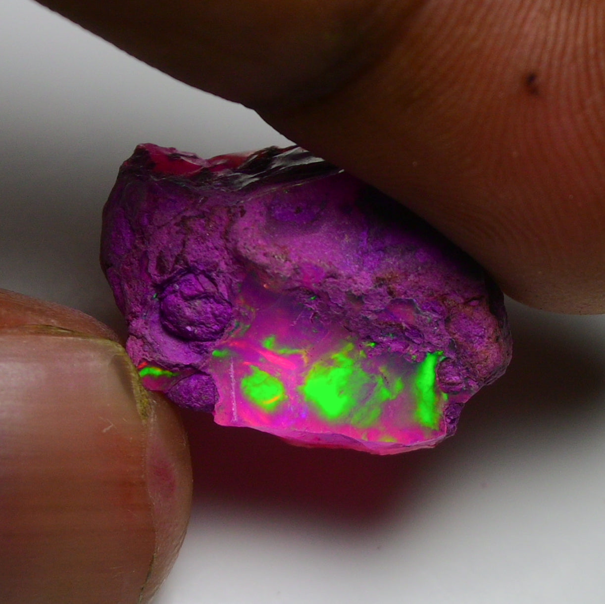 Rare Pink Opal 13.75 Carats | Natural Pink Ethiopian Opal Rough - Ready for Cutting & Jewelry!