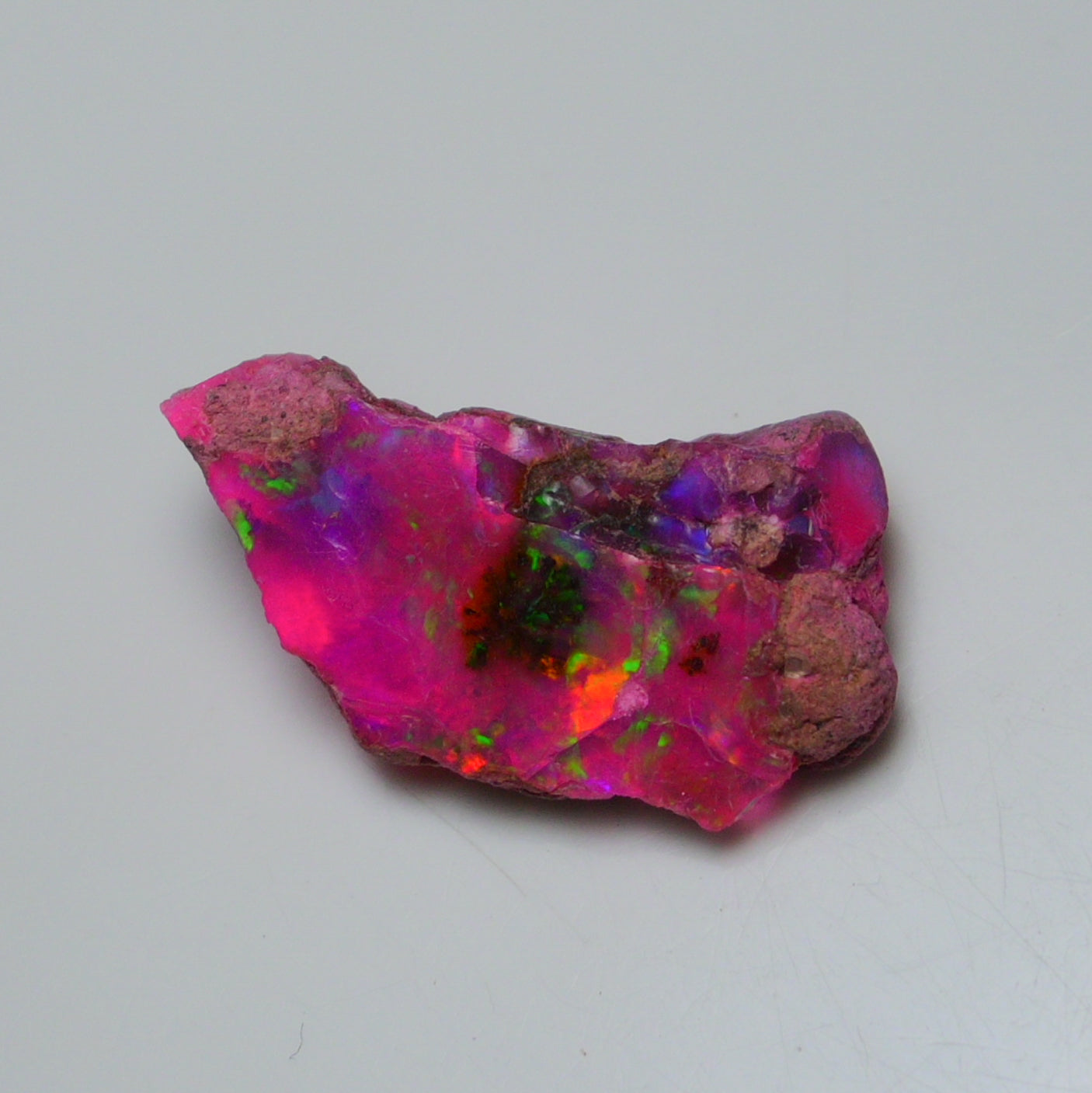 Rare Pink Opal 9.00 Carats | Natural Pink Ethiopian Opal Rough - Ready for Cutting & Jewelry!